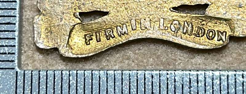 RHODESIA ARMY SERVICES CORPS - KC BADGE 1950-53 - FIRMIN LONDON