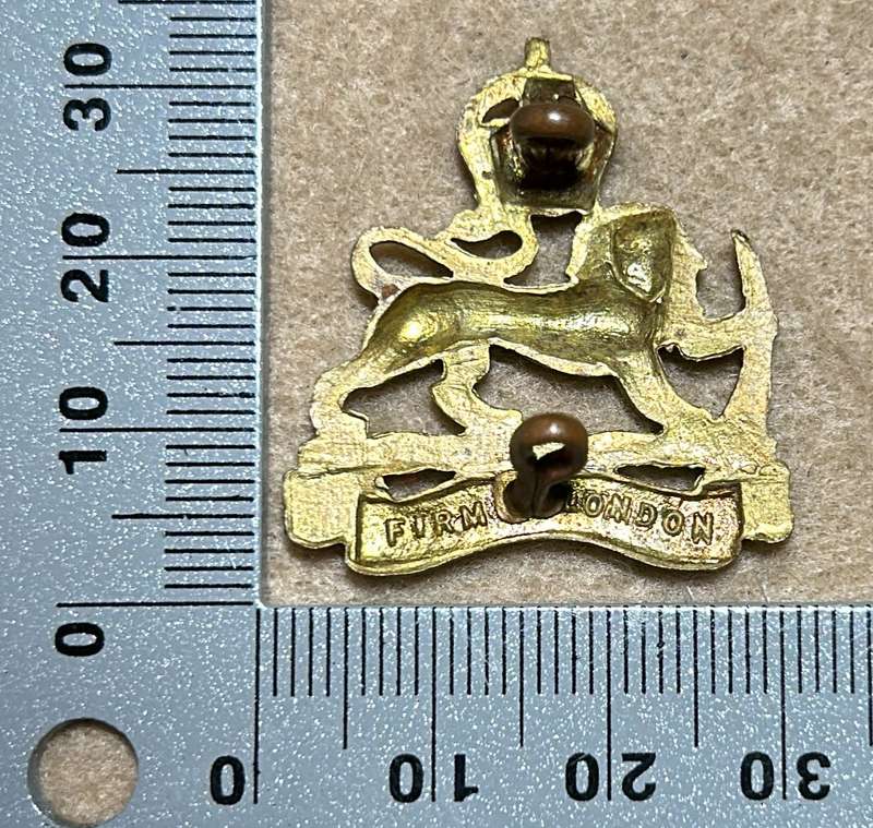 RHODESIA ARMY SERVICES CORPS - KC BADGE 1950-53 - FIRMIN LONDON