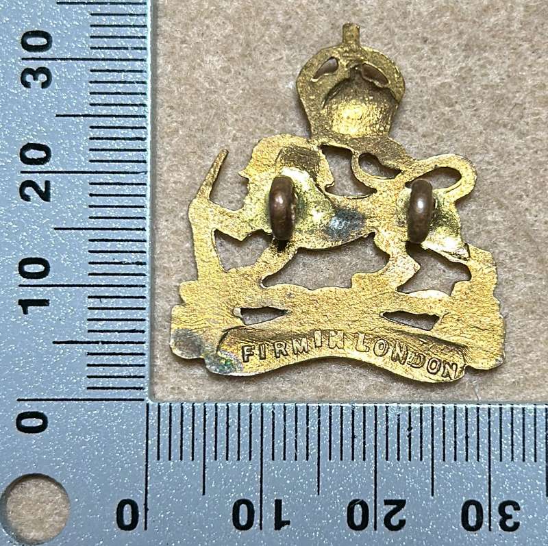 RHODESIA ARMY SERVICES CORPS - KC BADGE 1950-53 - FIRMIN LONDON