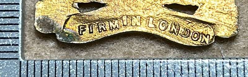 RHODESIA ARMY SERVICES CORPS - KC BADGE 1950-53 - FIRMIN LONDON