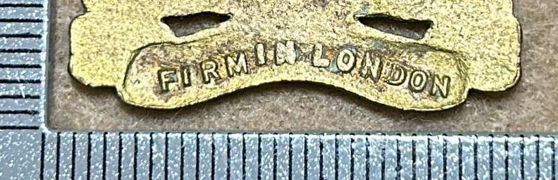 RHODESIA ARMY SERVICES CORPS - KC BADGE 1950-53 - FIRMIN LONDON