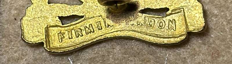 RHODESIA ARMY SERVICES CORPS - KC BADGE 1950-53 - FIRMIN LONDON