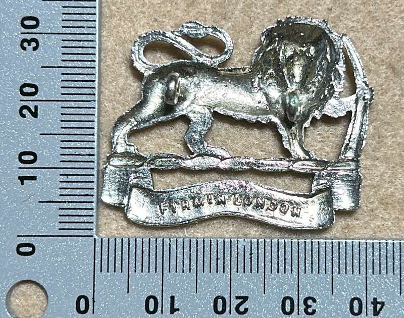RHODESIA ARMY SERVICES CORPS - BADGE - CHROME - FRIMIN LONDON