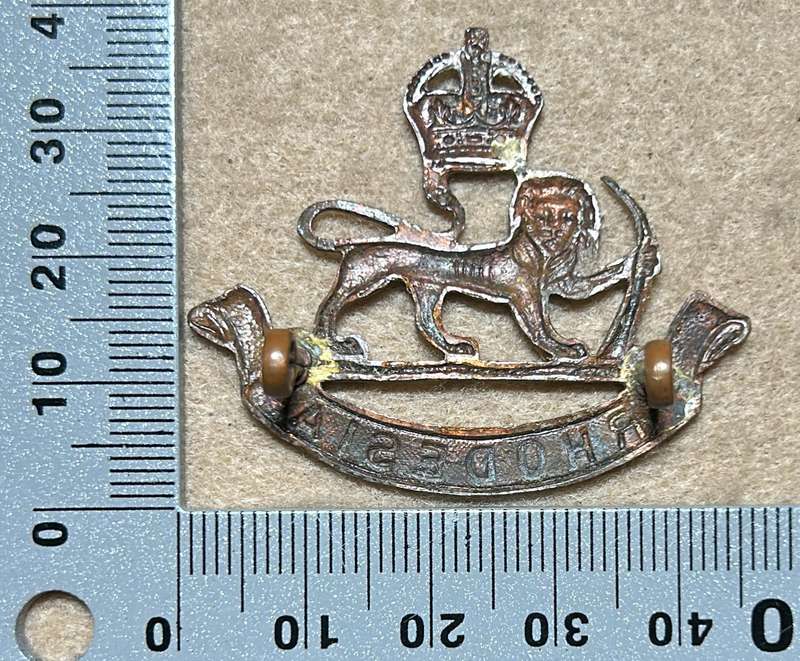 RHODESIA STAFF/ GENERAL SC - KC CAP BADGE - 1926-50