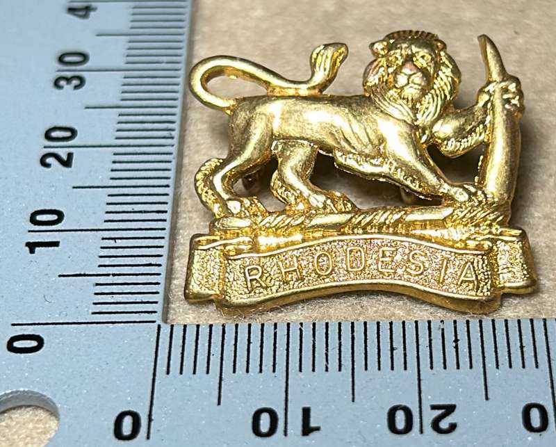 RHODESIA STAFF/ GENERAL SC - BRASS GILT COLLAR