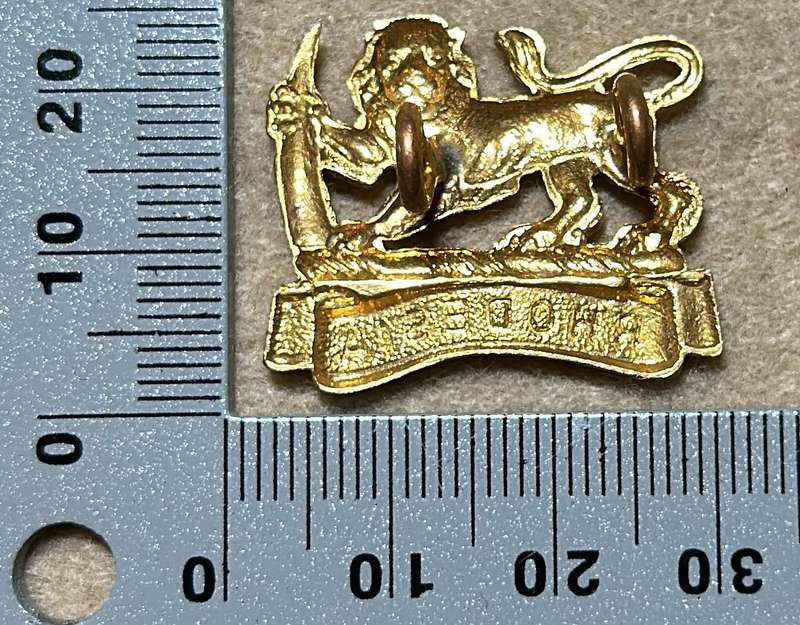 RHODESIA STAFF/ GENERAL SC - BRASS GILT COLLAR