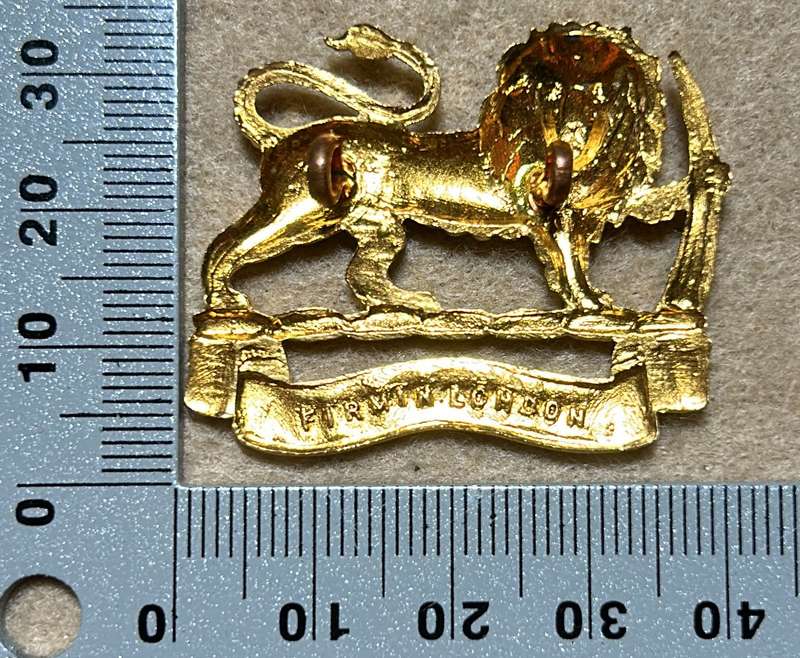 RHODESIA STAFF/ GENERAL SC - BADGE - BRASS GILT - FIRMIN LONDON - 1940-50
