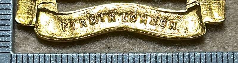 RHODESIA STAFF/ GENERAL SC - BADGE - BRASS GILT - FIRMIN LONDON - 1940-50