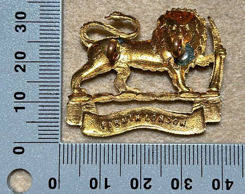 RHODESIA STAFF/ GENERAL SC - BADGE - BRASS GILT - FIRMIN LONDON - 1940-50