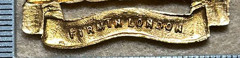 RHODESIA STAFF/ GENERAL SC - BADGE - BRASS GILT - FIRMIN LONDON - 1940-50