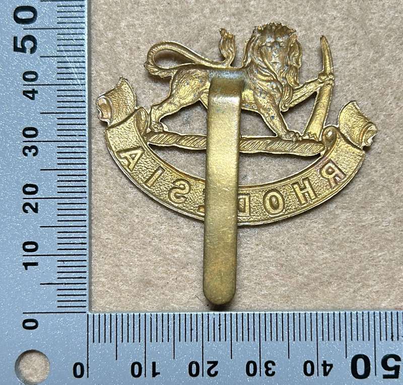 RHODESIA STAFF/ GENERAL SC - BADGE - STAMPED SHEET BRASS - 1926-40 - WIDE SLIDER