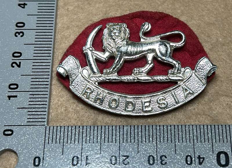 RHODESIA STAFF CORPS - CAP COLLAR - 1970-80