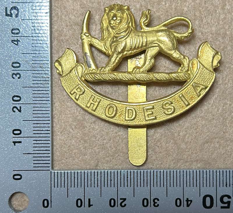RHODESIA STAFF/ GENERAL SC - BADGE WITH SLIDER