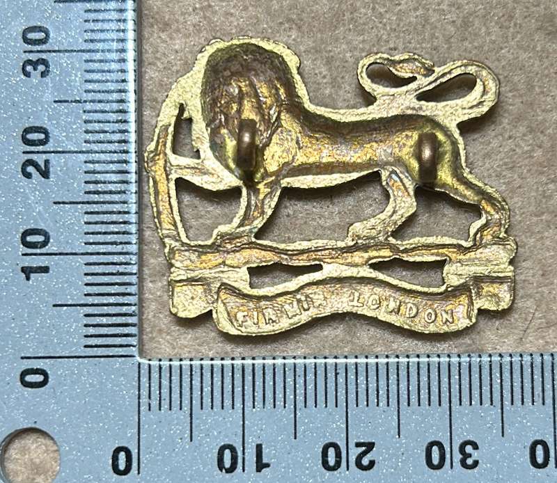 RHODESIA STAFF/ GENERAL SC - BRASS GILT BADGE - 1940-50 - FIRMIN LONDON