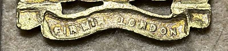 RHODESIA STAFF/ GENERAL SC - BRASS GILT BADGE - 1940-50 - FIRMIN LONDON