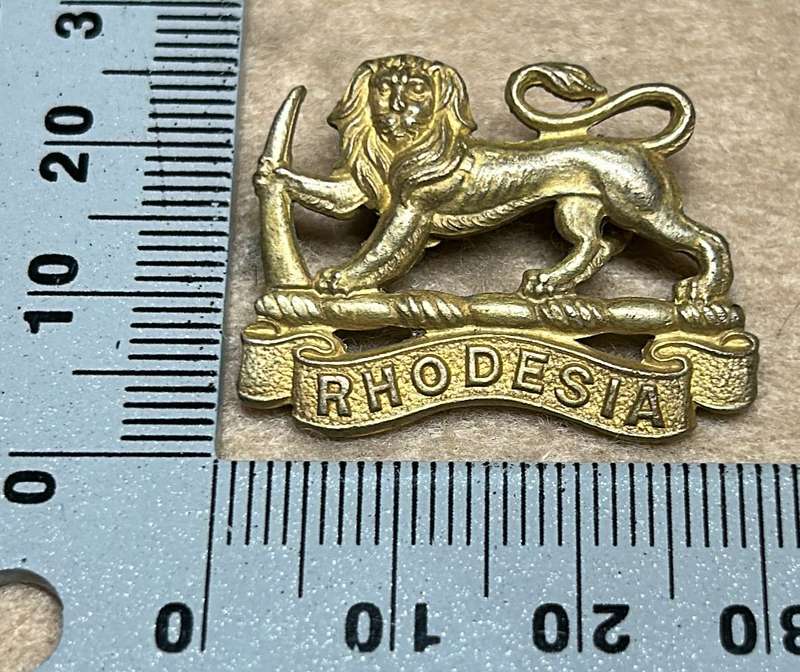 RHODESIA STAFF/ GENERAL SC - BRASS COLLARS 1940 - 50 - FIRMIN LONDON