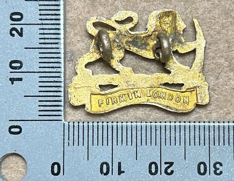RHODESIA STAFF/ GENERAL SC - BRASS COLLARS 1940 - 50 - FIRMIN LONDON