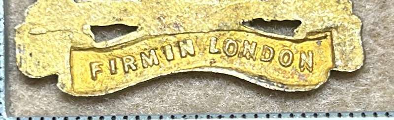 RHODESIA STAFF/ GENERAL SC - BRASS COLLARS 1940 - 50 - FIRMIN LONDON