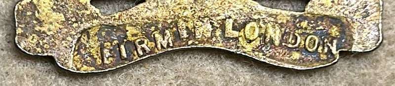 RHODESIA STAFF/ GENERAL SC - BRASS COLLARS 1940 - 50 - FIRMIN LONDON