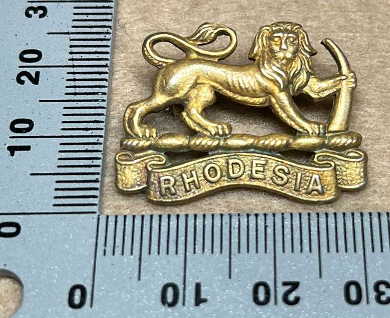RHODESIA STAFF/ GENERAL SC - BRASS COLLARS 1940 - 50 - FIRMIN LONDON