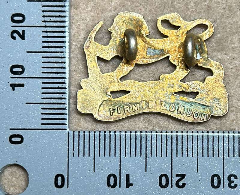RHODESIA STAFF/ GENERAL SC - BRASS COLLARS 1940 - 50 - FIRMIN LONDON