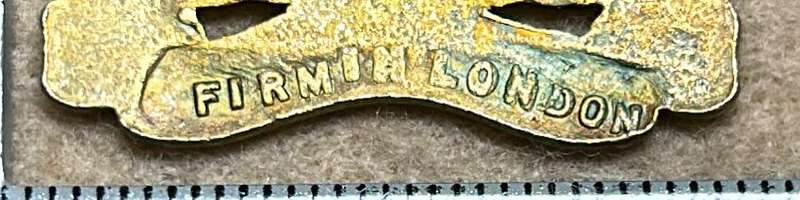 RHODESIA STAFF/ GENERAL SC - BRASS COLLARS 1940 - 50 - FIRMIN LONDON