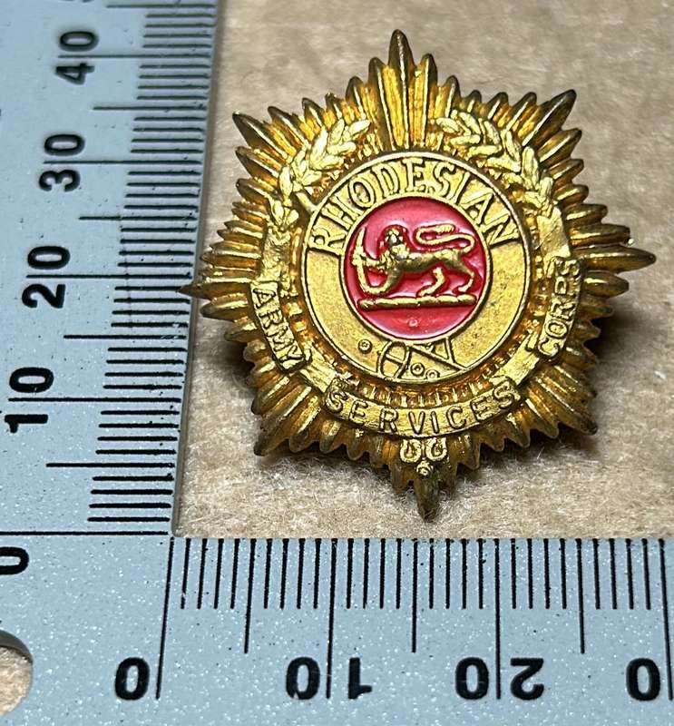 RHODESIA STAFF/ GENERAL SC - COLLARS BADGE