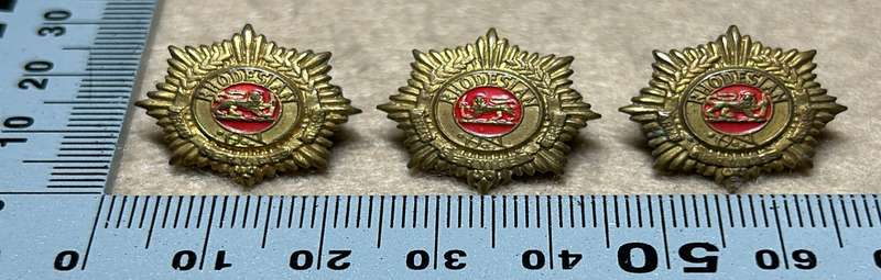 RHODESIA STAFF/ GENERAL SC - COLLARS BADGES - LOT 3 - TOOL-MOULD, SALISBURY