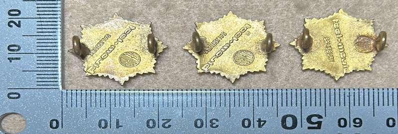 RHODESIA STAFF/ GENERAL SC - COLLARS BADGES - LOT 3 - TOOL-MOULD, SALISBURY