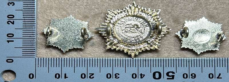 RHODESIA STAFF/ GENERAL SC - CAP AND COLLARS BADGES - SET