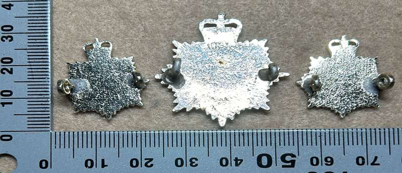 RHODESIA STAFF/ GENERAL SC - CAP AND COLLARS BADGES QC - SET