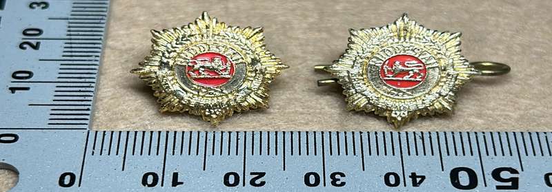 RHODESIA STAFF/ GENERAL SC - COLLAR BADGES (1 TOOL-MOULD, SALISBURY)