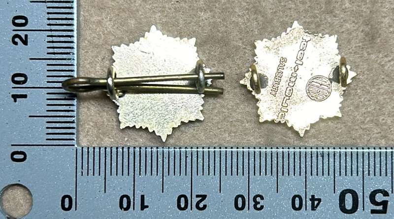RHODESIA STAFF/ GENERAL SC - COLLAR BADGES (1 TOOL-MOULD, SALISBURY)