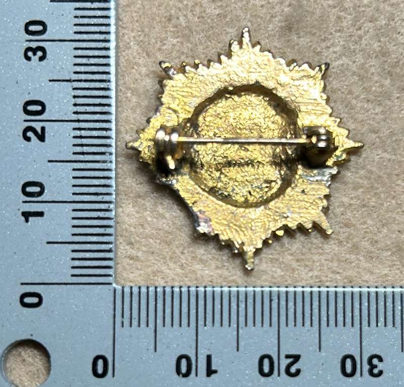 RHODESIA STAFF/ GENERAL SC - COLLARS BADGE BROOCH