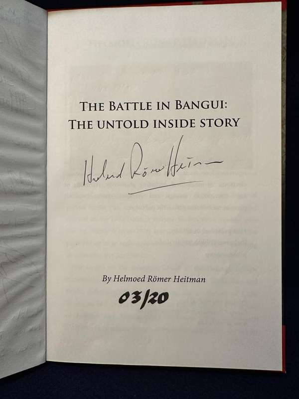 Battle in Bangui - Limited edition 3 of 20 - Signed by Operators and Author