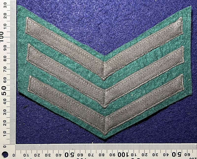 RHODESIA AFRICA RIFLES - SGTS RANKS GREEN/CAMO VARIANTS
