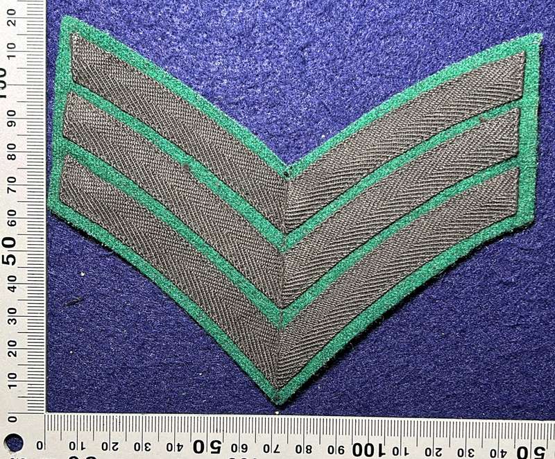 RHODESIA AFRICA RIFLES - SGTS RANKS GREEN/CAMO VARIANTS