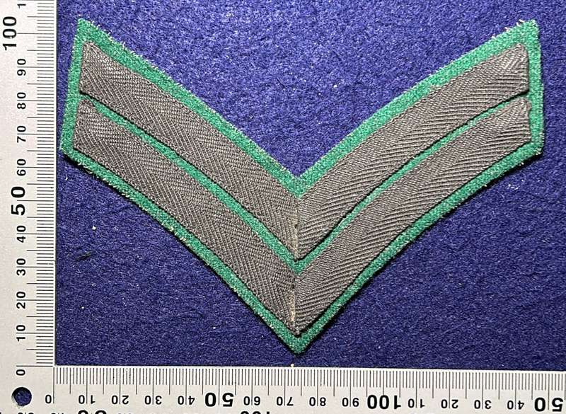 RHODESIA AFRICA RIFLES - CPL RANKS GREENS