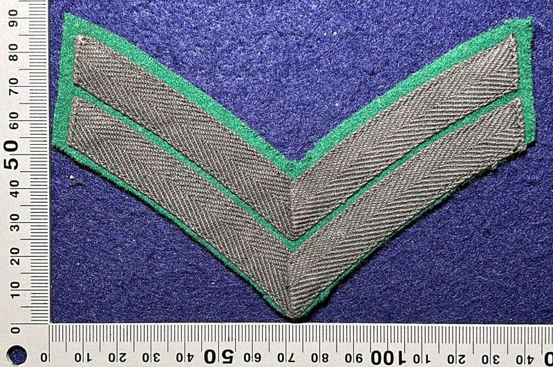 RHODESIA AFRICA RIFLES - CPL RANKS GREENS