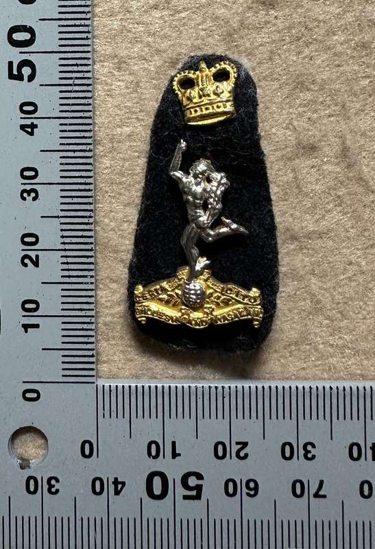 RHODESIA SIGNALS - METAL JIMMY COLLAR WITH FLASH QC