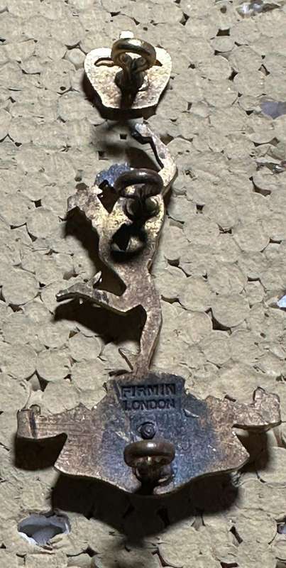 RHODESIA SIGNALS - METAL JIMMY BERET BADGES WITH QC - FIRMIN, LONDON