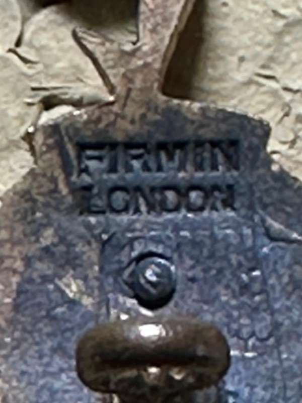 RHODESIA SIGNALS - METAL JIMMY BERET BADGES WITH QC - FIRMIN, LONDON