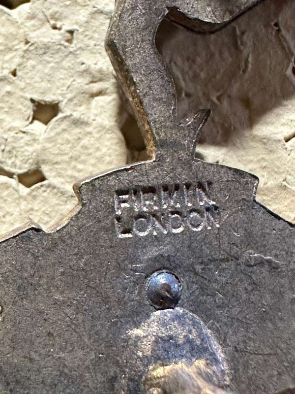RHODESIA SIGNALS - METAL JIMMY BERET BADGES WITH QC - FIRMIN, LONDON