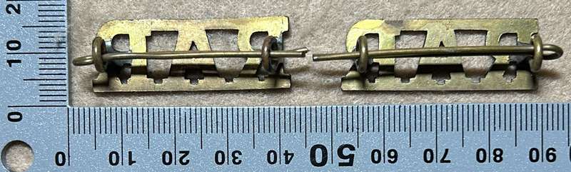RHODESIA AFRICA RIFLES - RAR SHOULDER TITLES BLACK