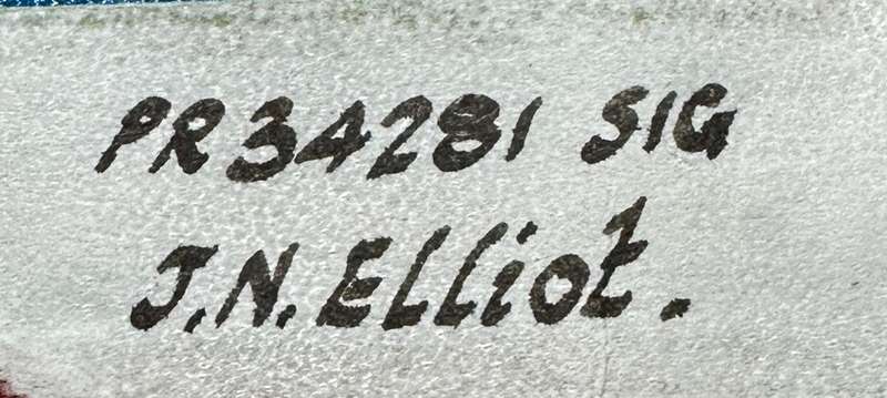RHODESIA SIGNALS - GSM PR34281 SIG J.N. ELLIOT