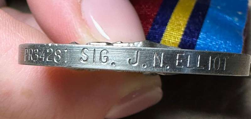 RHODESIA SIGNALS - GSM PR34281 SIG J.N. ELLIOT