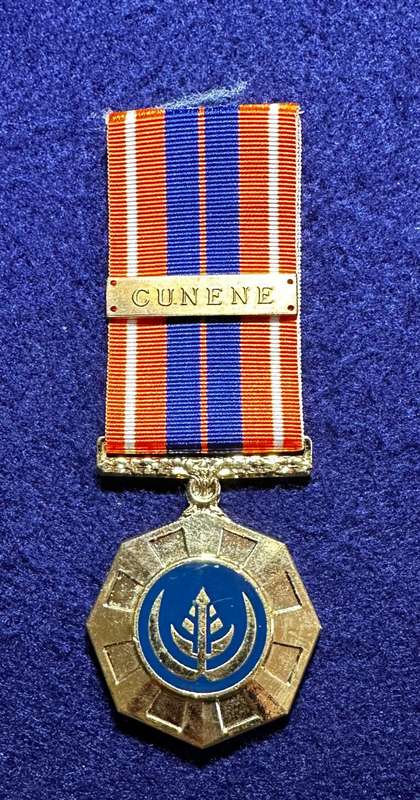 SADF Pro-Patria Medal and Cunene Bar - Fullsize - No 336787