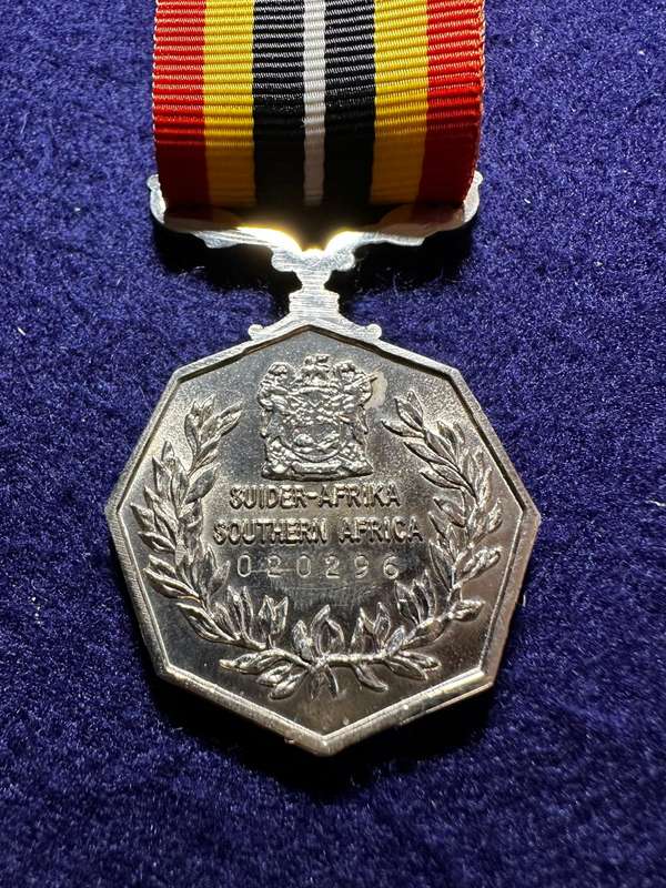 Southern Africa Medal - Full-size - No 020296