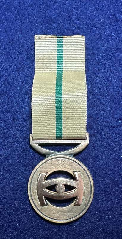 SADF/SANDF Intelligence Services Medal - Loyal Service Bronze - Full Size, Numbered 9729