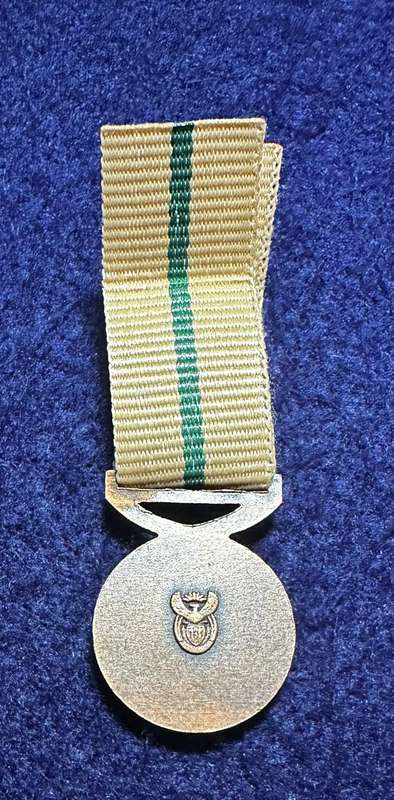 SADF/SANDF Intelligence Services Medal - Loyal Service Bronze - Miniature